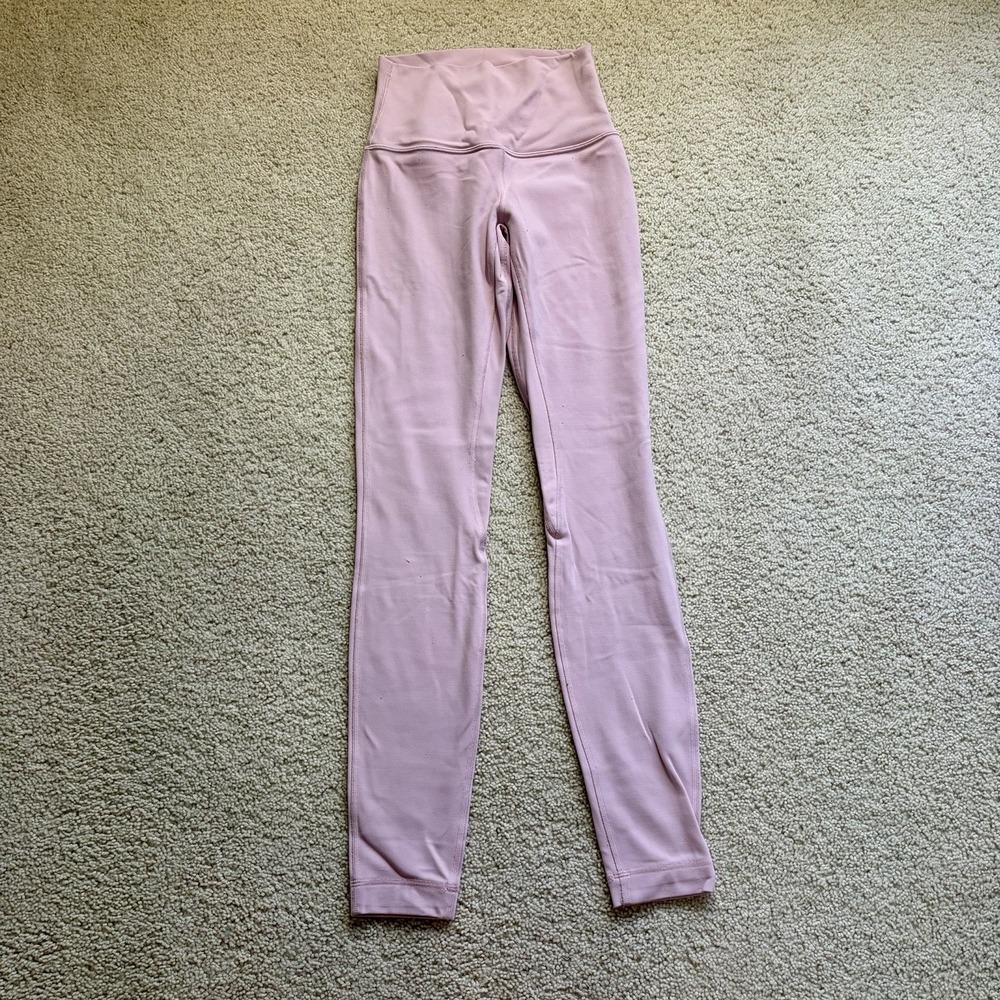Lululemon Align High Rise Pant Tight Leggings Women's 2 Light Pink W5CTIS
